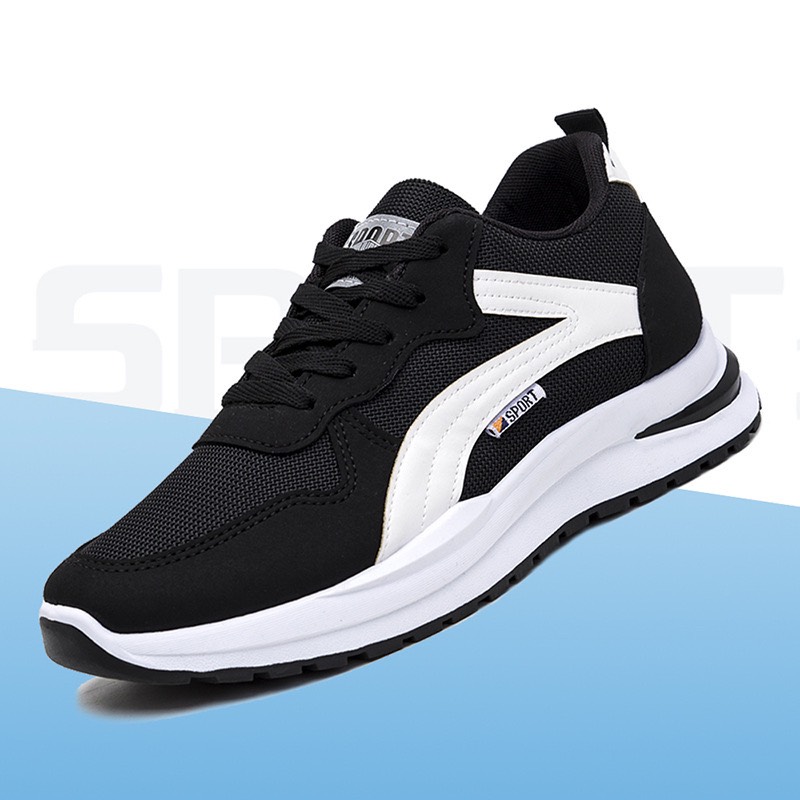 Giày sneaker đế cao phối màu thời trang nam - LS145