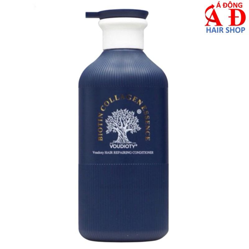 Dầu gội Biotin Essence Voudioty Xanh - Hồng cao cấp phục hồi mềm mượt giảm gãy rụng 500ml