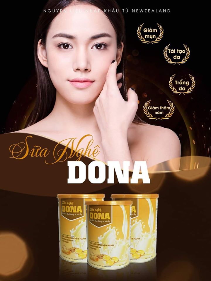 5 hộp sữa nghệ DONA