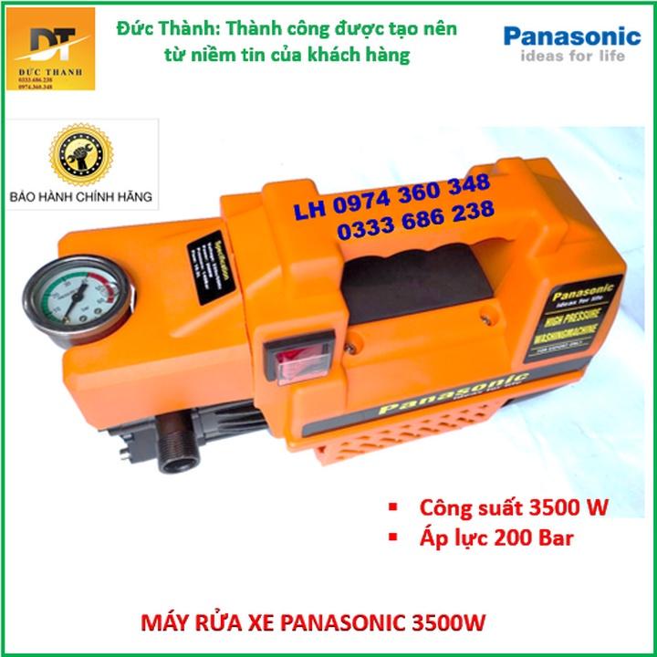 Máy rửa xe PANASONIC 3500W màu cam. Bảo hành chính hãng.