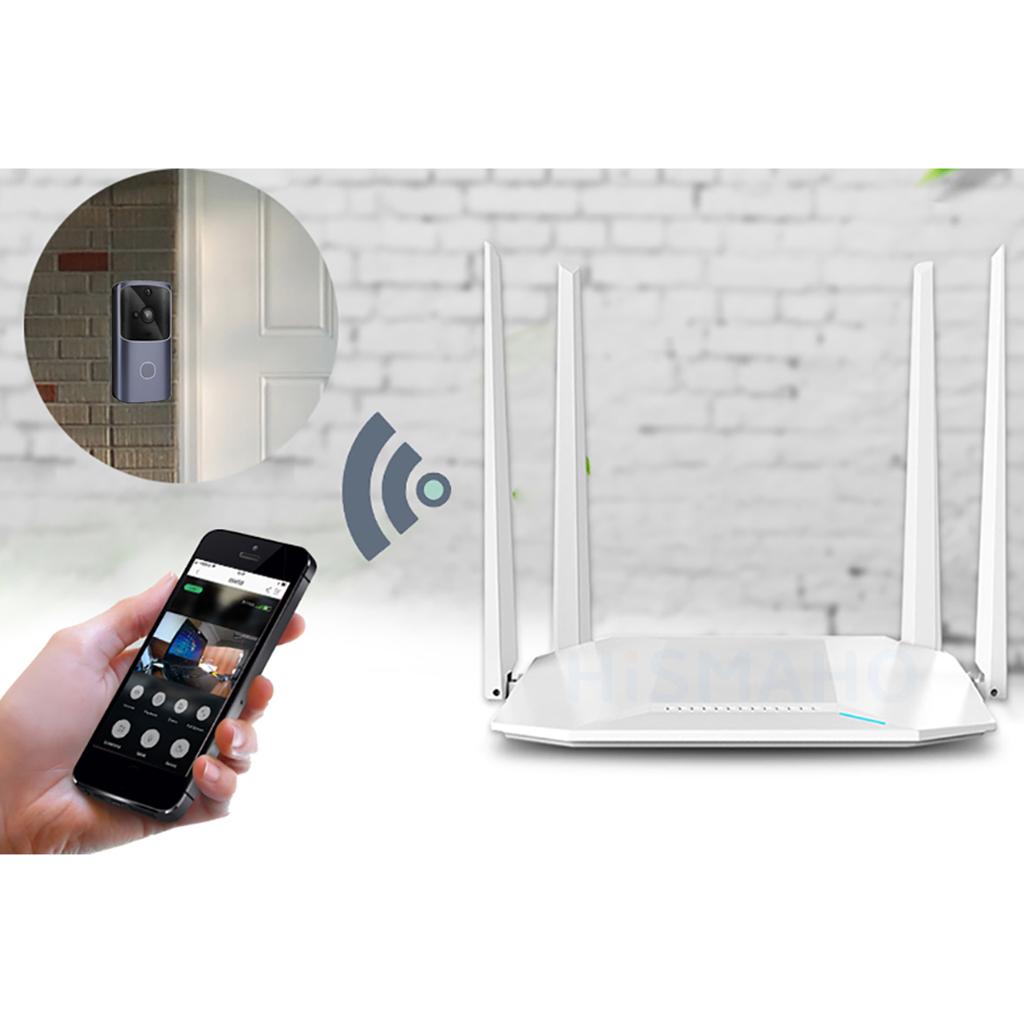 Video Doorbell Cameras Wireless WiFi Security Phone Bell Intercom 720P