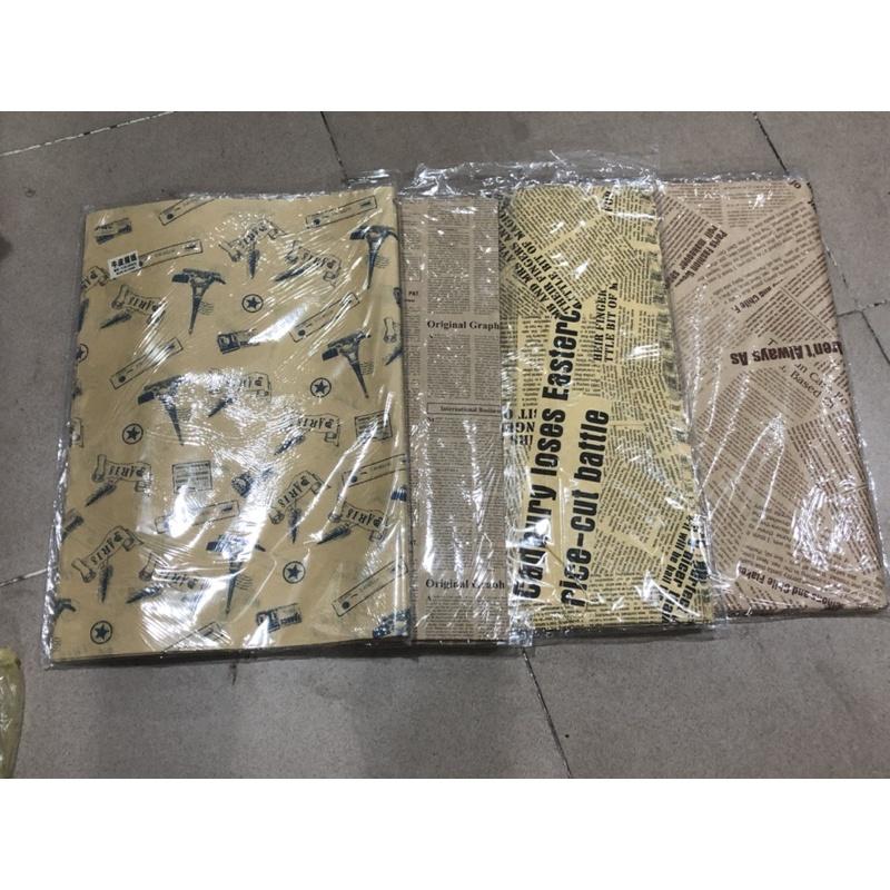 10 tờ giấy báo bọc quà / bọc hoa