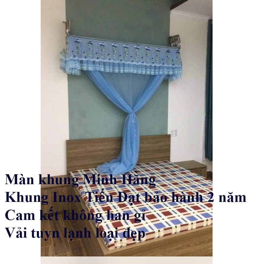 Màn khung xếp gọn tuyn lạnh hàng việt nam chất lượng cao
