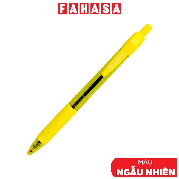 Bút Gel Semi Pastel 0.7 mm - Hồng Hà 2610 - Mực Xanh (Màu Thân Bút Giao Ngẫu Nhiên)