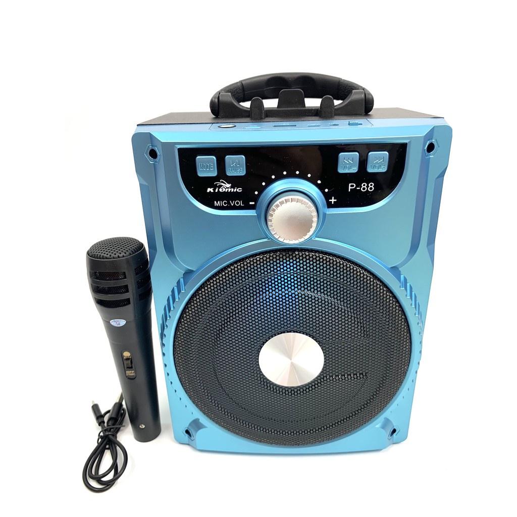 Loa Kéo Karaoke Bluetooth P88, P89  Âm Thanh Cực Đỉnh Pin Sạc Tiện Lợi - Tặng Micro Hát Cực Hay