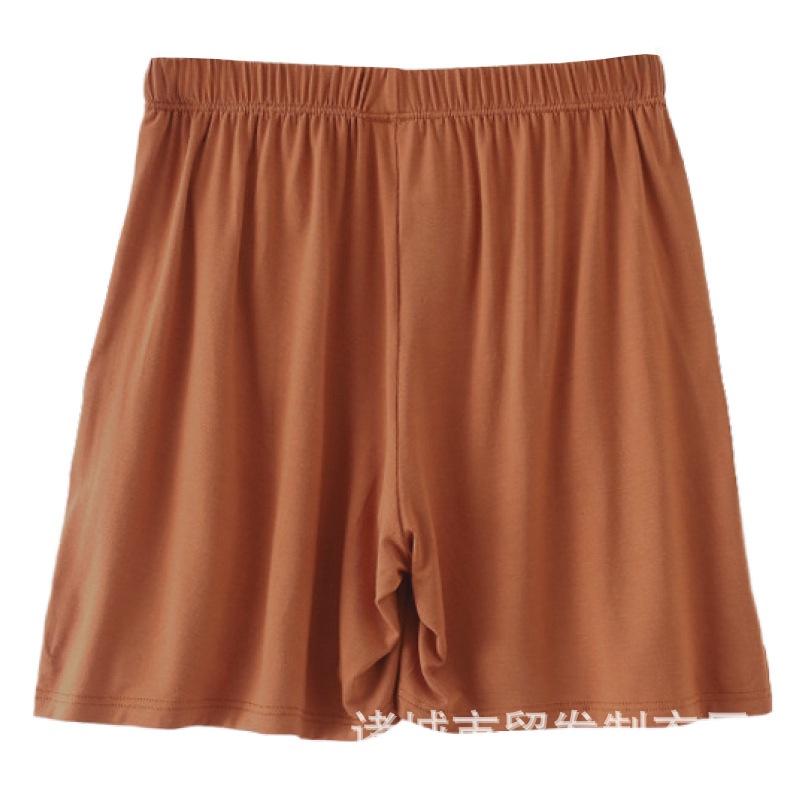 Quần đùi short nữ mặc nhà có túi vải Modal tự nhiên mát lạnh co giãn mềm mại mã VAQ0443 - M05 Xám đậm