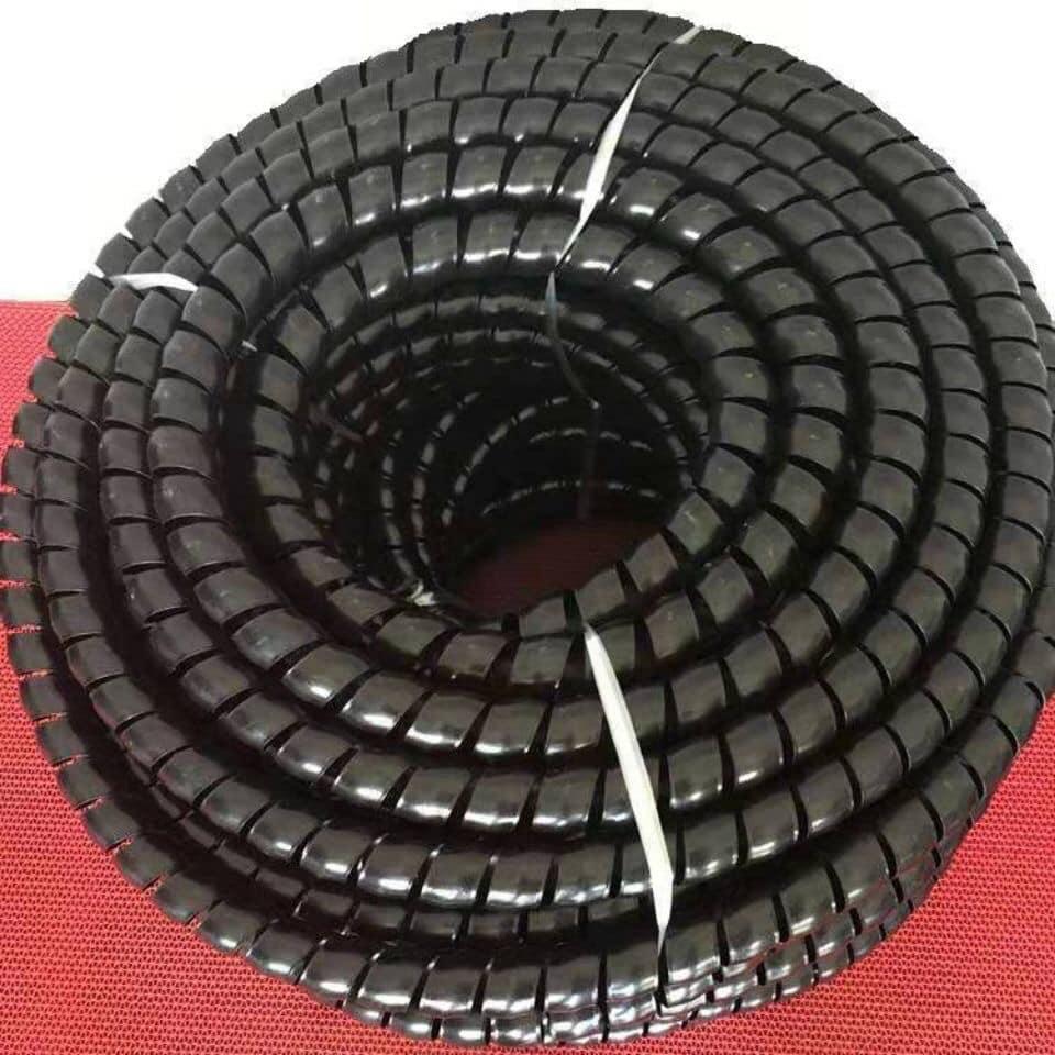 Lò Xo Nhựa Bọc dây rửa xe, bọc dây tuy ô thủy lực, dây cáp điện, bảo vệ dây chống mài mòn size phi 22