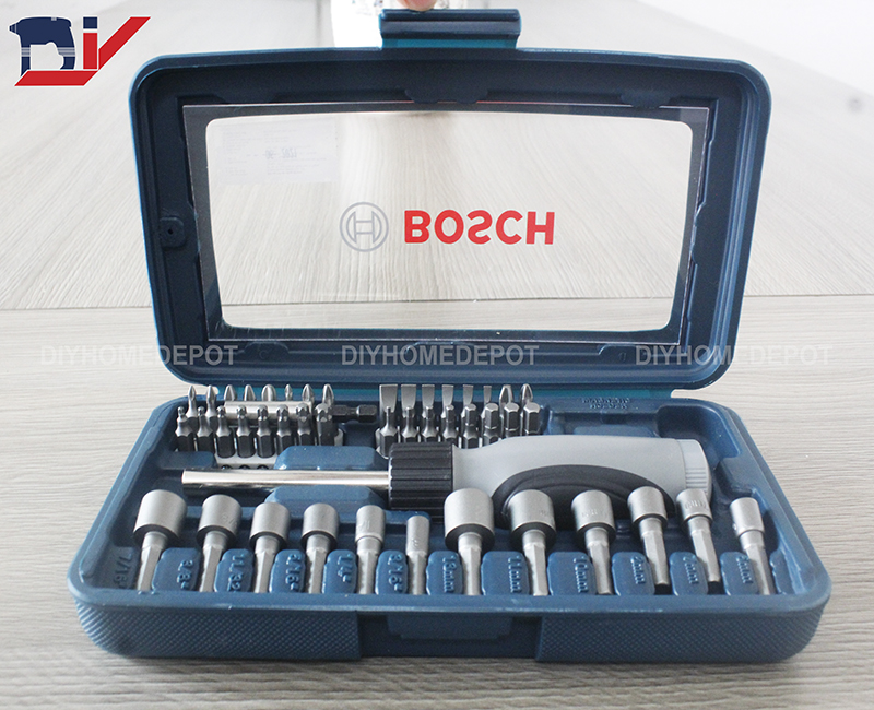 Bộ vặn vít đa năng Bosch 46 chi tiết 2607017399