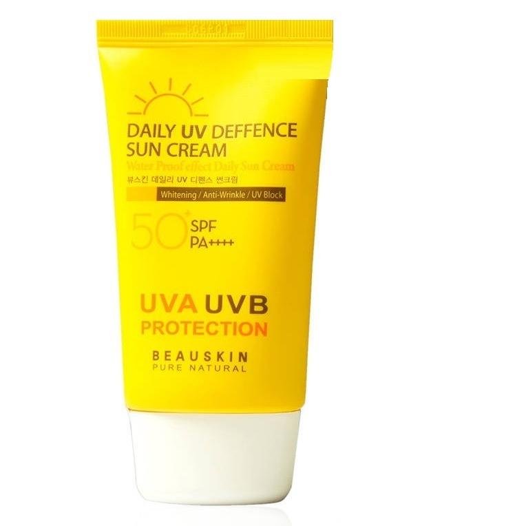 Kem chống nắng không nhờn không bết dính tác dụng 8h SPF 50 PA+++ Beauskin Hàn quốc ( 50ml)