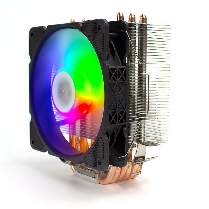 Phong cách mới nhất Tianjifeng Kirin A600 máy tính để bàn bo mạch chủ CPU tản nhiệt tản nhiệt hiệu quả quạt CPU sáu ống đồng