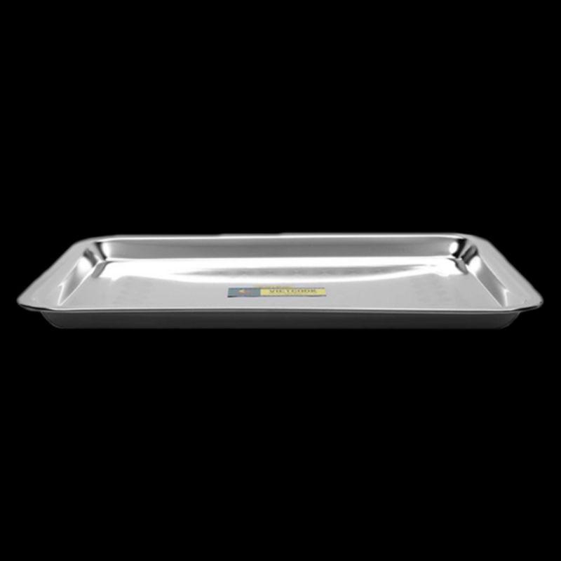 Mâm chữ nhật inox cao cấp size 30× 40 ;35×50 ,hàng dày dặn chắc chắn loại 1