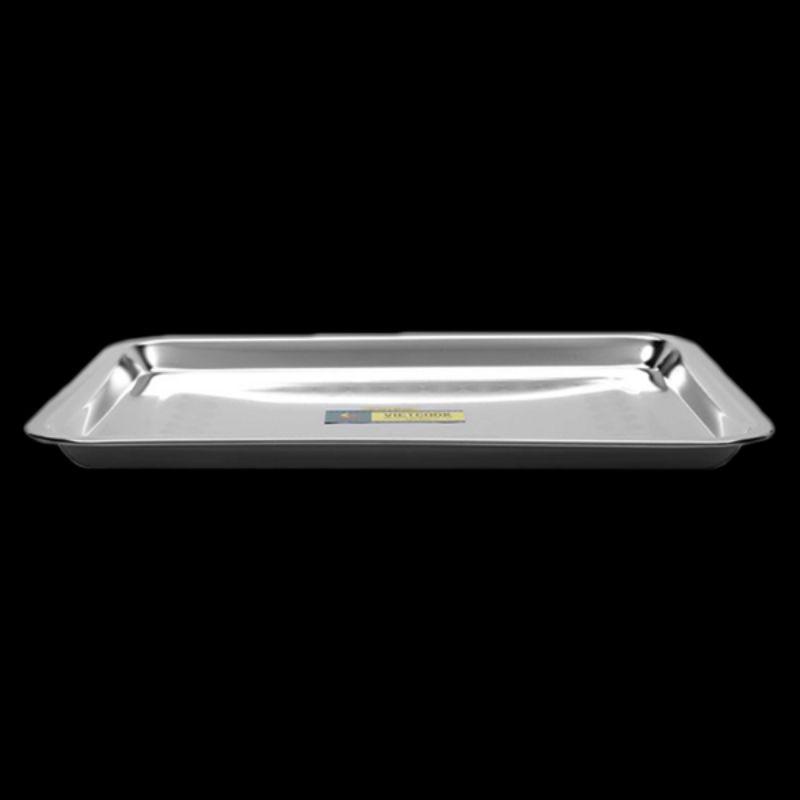 Mâm chữ nhật inox cao cấp Vietcook size 30× 40 ;35×50 ,hàng dày dặn chắc chắn loại 1