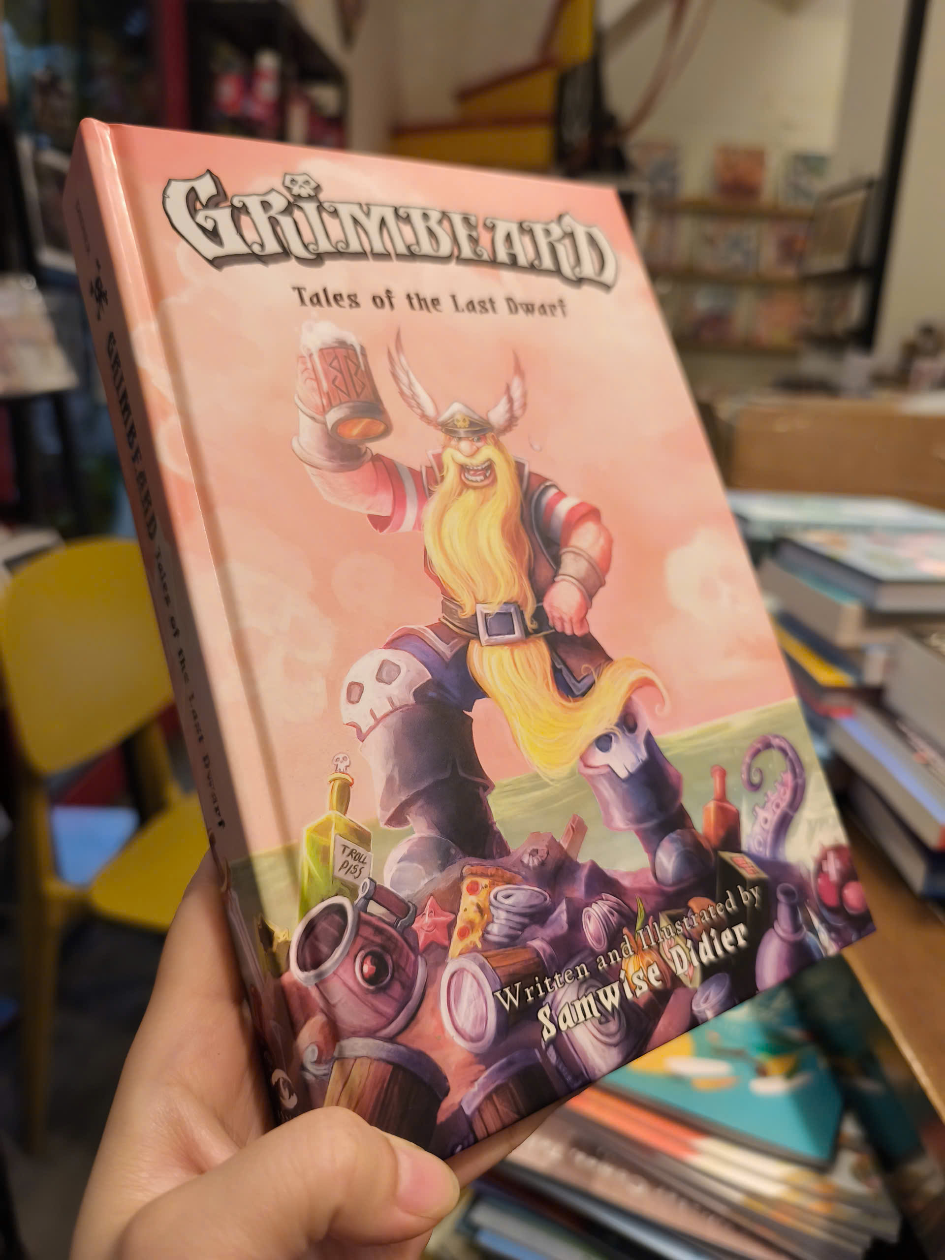 Sách - Grimbeard by Samwise Didier | Short Collection Fantasy English Stories | Sách ngoại văn