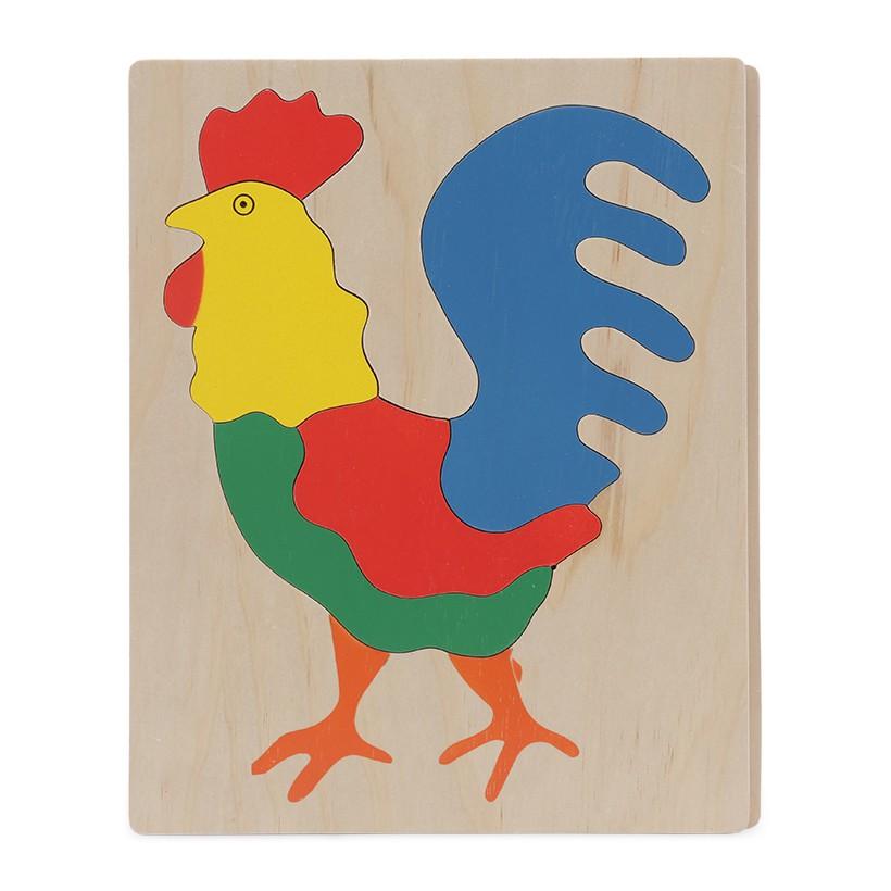 Đồ chơi Tranh ghép 20x25 - Con gà trống - VT3P-0088-1