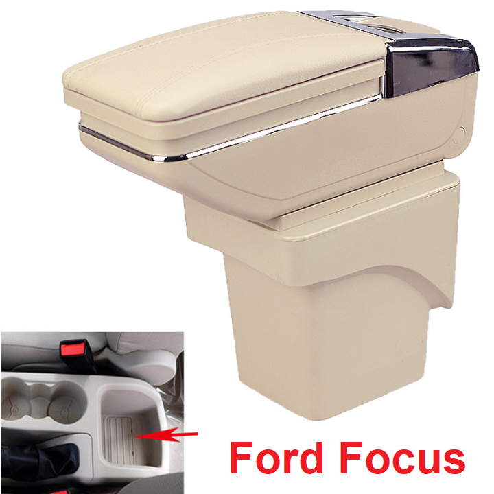 Hộp tỳ tay ô tô dành cho Ford Focus JDZX-FC thiết kế gọn nhẹ, dễ dàng lắp đặt, vệ sinh, không bám bẩn