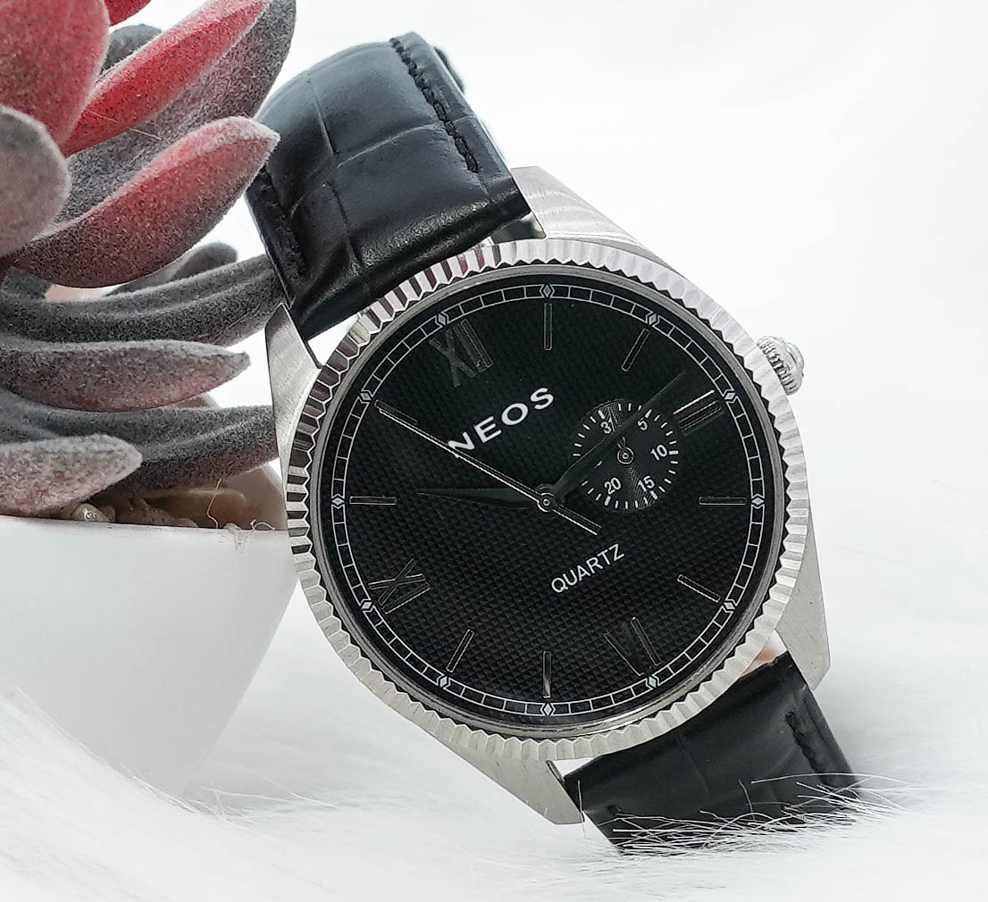 Đồng Hồ Nam Dây Da Neos N-40703M 4 Kim Sapphire Bảo Hành Chính Hãng 5 Năm