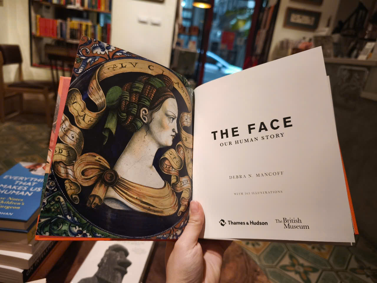Sách - The Face: Our Human Story  by Debra Mancoff - Art /History in English