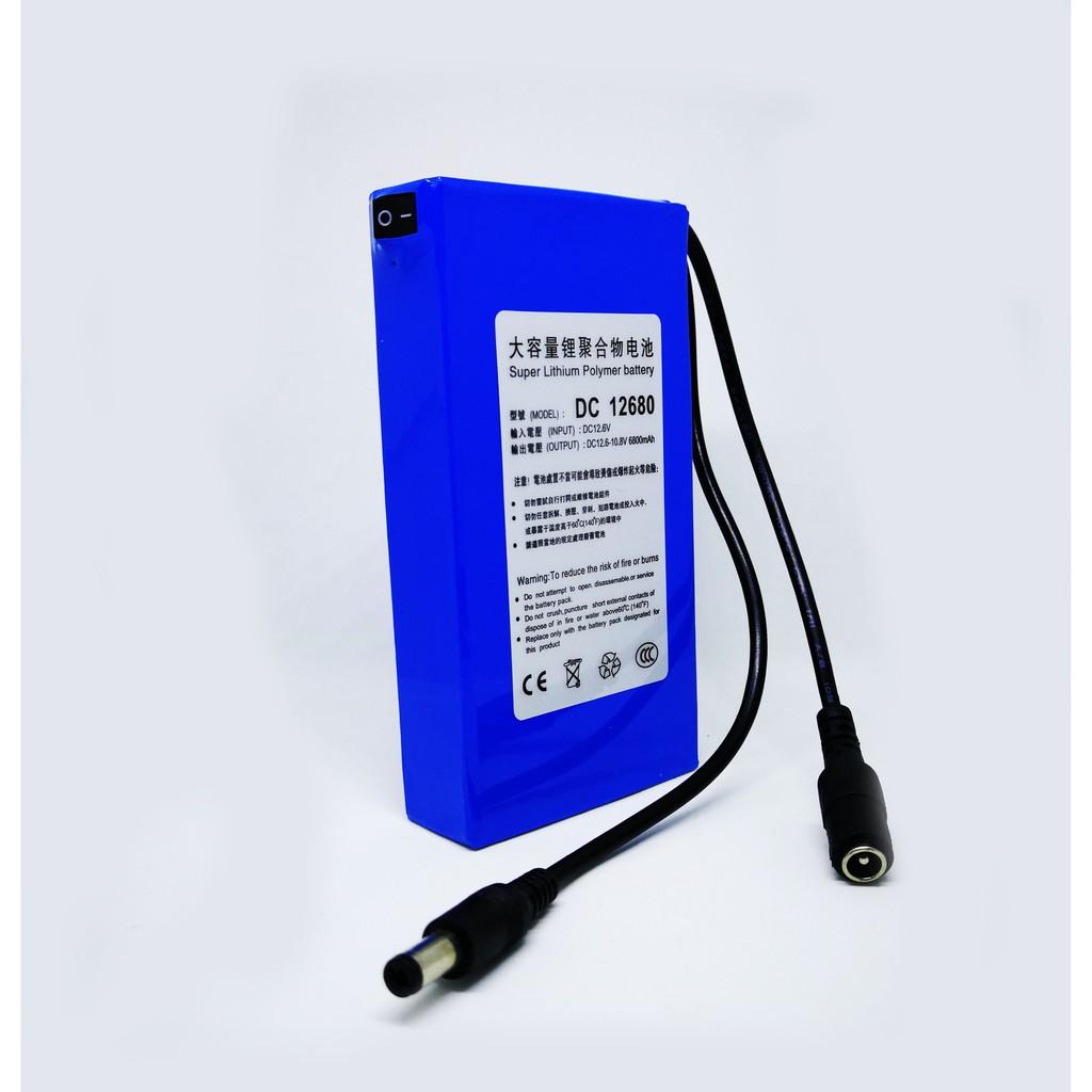 Pin lithium công suất lớn 12V 6800mah + SẠC