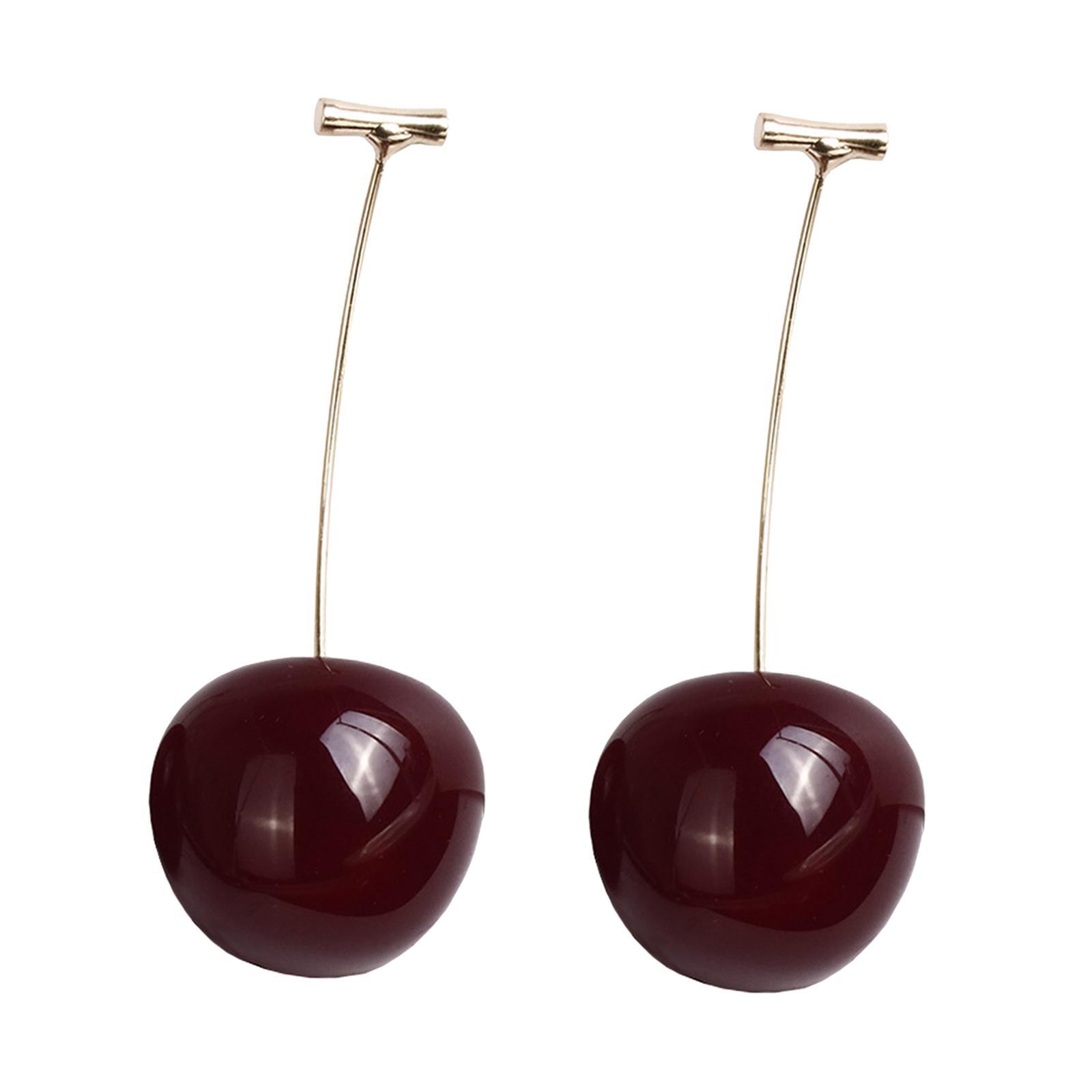 Cherry Earrings Women Earrings Pendant Earrings for Daily Wear Party Wedding