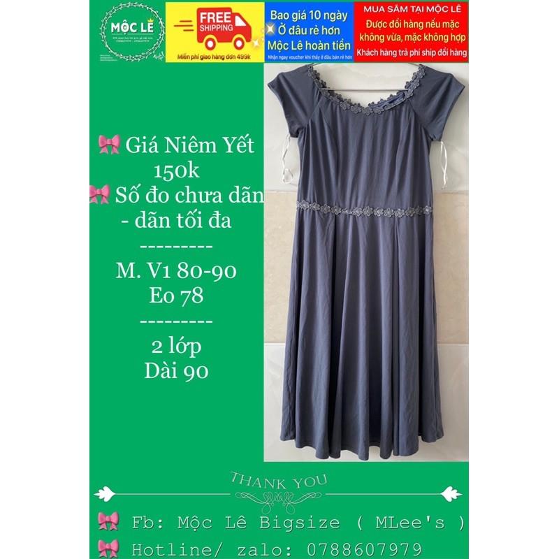 47- 55kg đầm 2 lớp co dãn