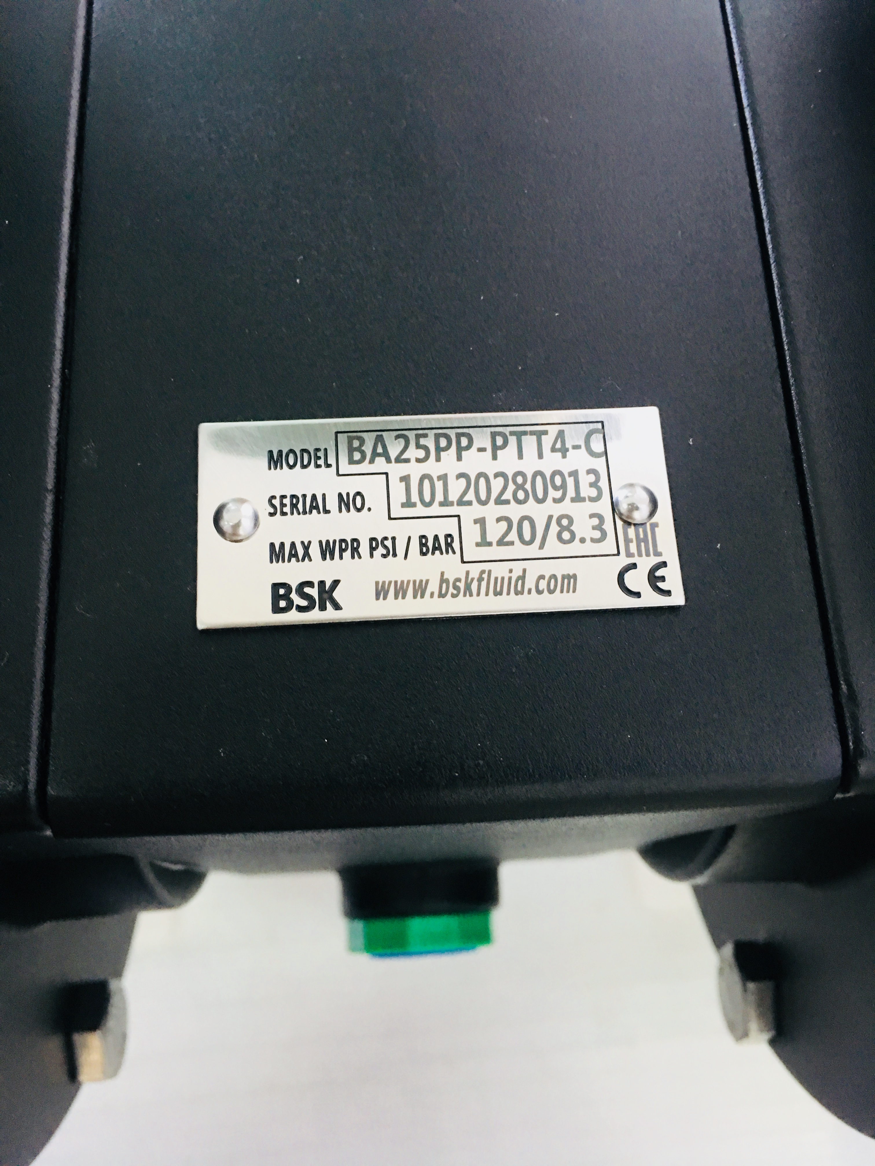 Bơm màng hóa chất BSK 1" thân nhựa PP màng Teflon