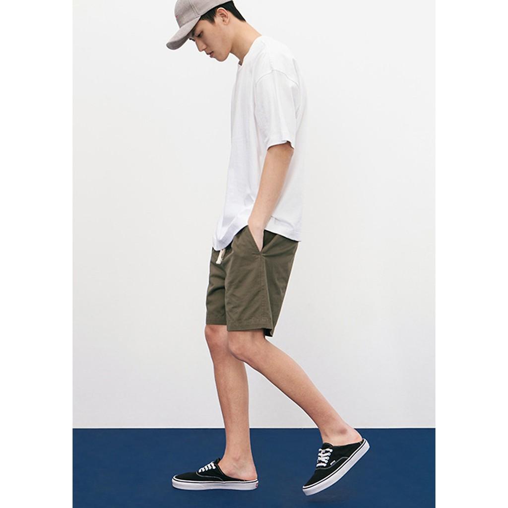 Áo thun nam tay ngắn form rộng unisex, vải cotton mềm mát, hàng nhập Quảng Châu