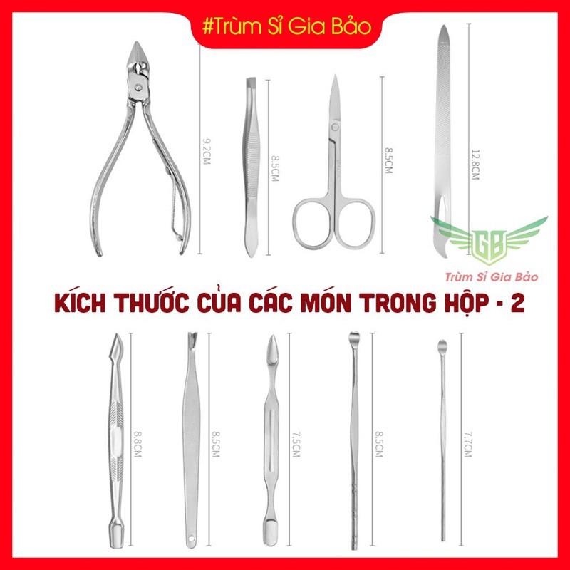 Bộ bấm móng tay làm đẹp 19 chi tiết , bộ kìm bấm móng gọn nhẹ , tiện dụng sang - xịn - mịn