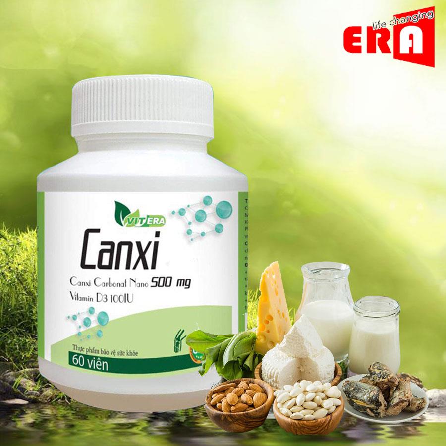 Viên Uống Bổ Sung Canxi và Vitamin D3 Chống Loãng Xương Vitera 60 viên