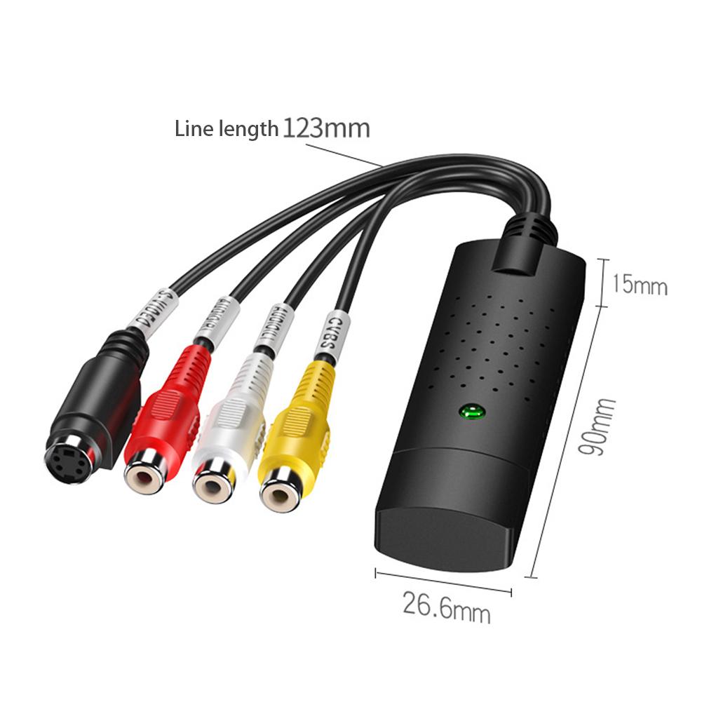 Single-channel Usb 2.0 Video Card Audio Capture Card Adapter Ezcap Surveillance Camera Video Storage Converter