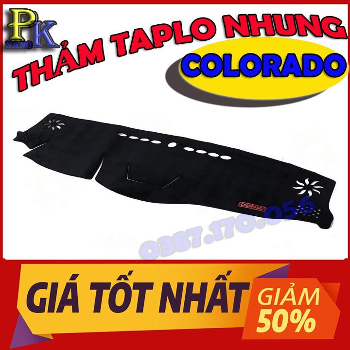 THẢM CHỐNG NÓNG TAPLO NHUNG MỊN 3 LỚP XE CHEVROLET COLORADO– CHUẨN FORM