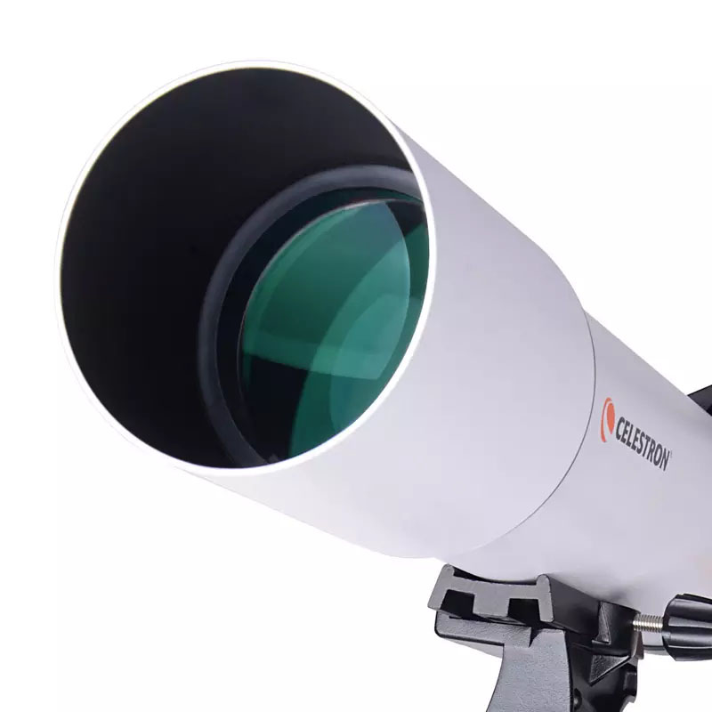 Kính thiên văn Celestron SCTW 80 Libra dòng khúc xạ, tặng kèm kẹp điện thoại, túi đựng ống kính, chân thép chắc chắn, hàng chính hãng