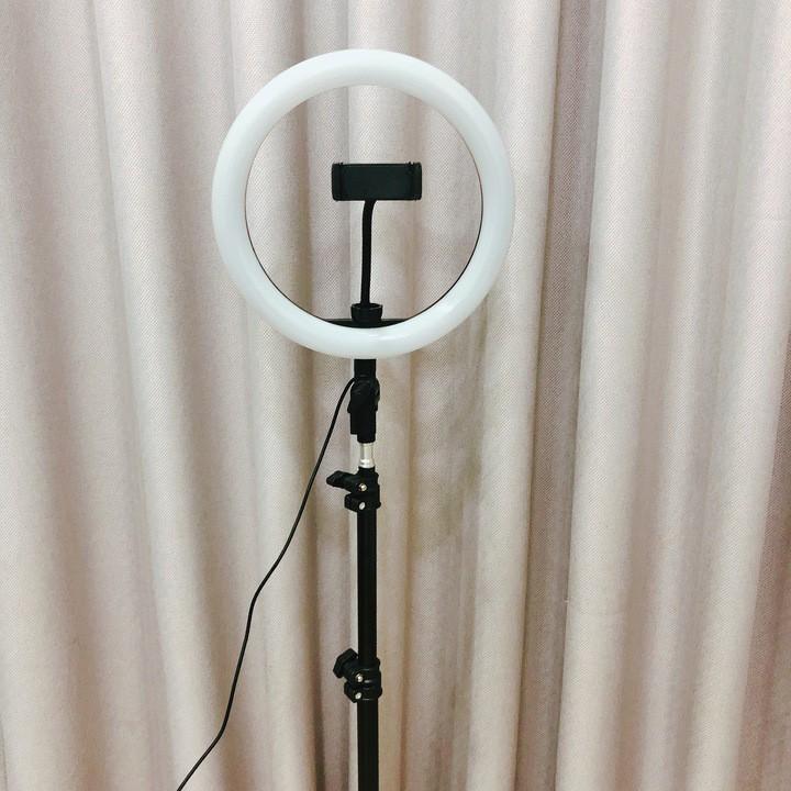 Bộ đèn livestream 26cm HÀNG LOẠI 1 + chân đèn 2m1, makeup, spa, chụp ảnh, quay video, tiktok, bigo, youtube, bán hàng ol