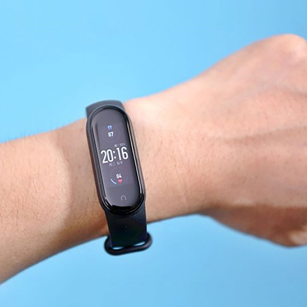 Dây cao su thay thế cho Vòng đeo tay Xiaomi Mi Band 5, không phù hợp Miband 3, Mi band 4 - Hàng Nhập Khẩu