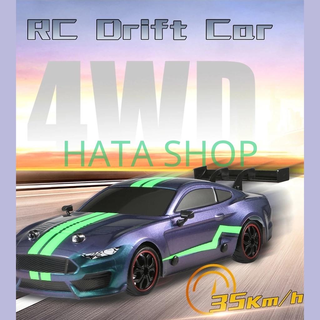 Xe Đua Drift RC-18 Điều Khiển Từ Xa Mustang GTR 1:16 tốc độ cao 35km/h 2.4GHz