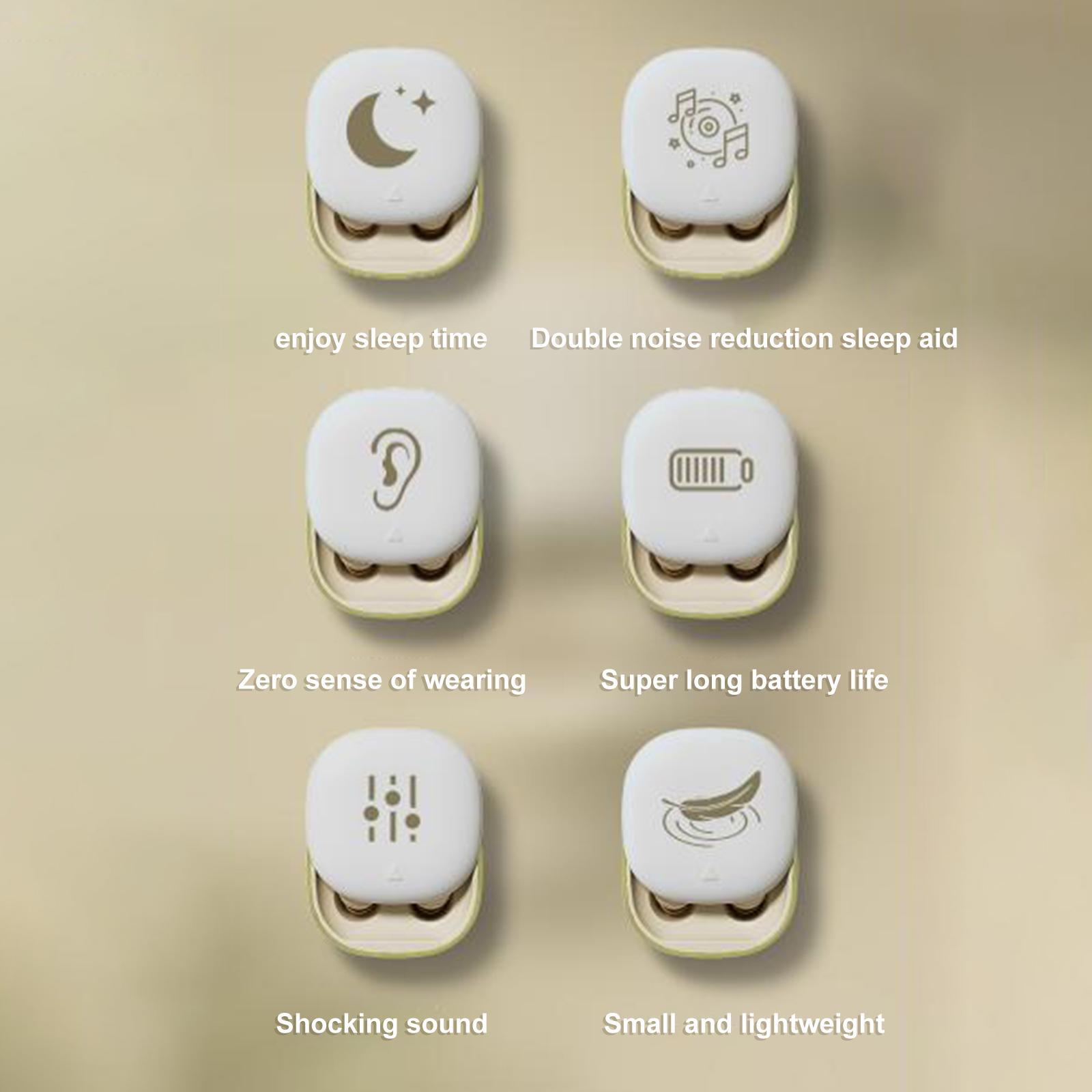Small Bluetooth Headset True Wireless Invisible Bluetooth 5.2 Earpiece for Sleeping