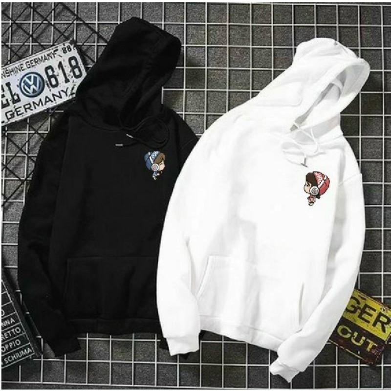 Áo đôi hoodie thu đông chất nỉ đẹp