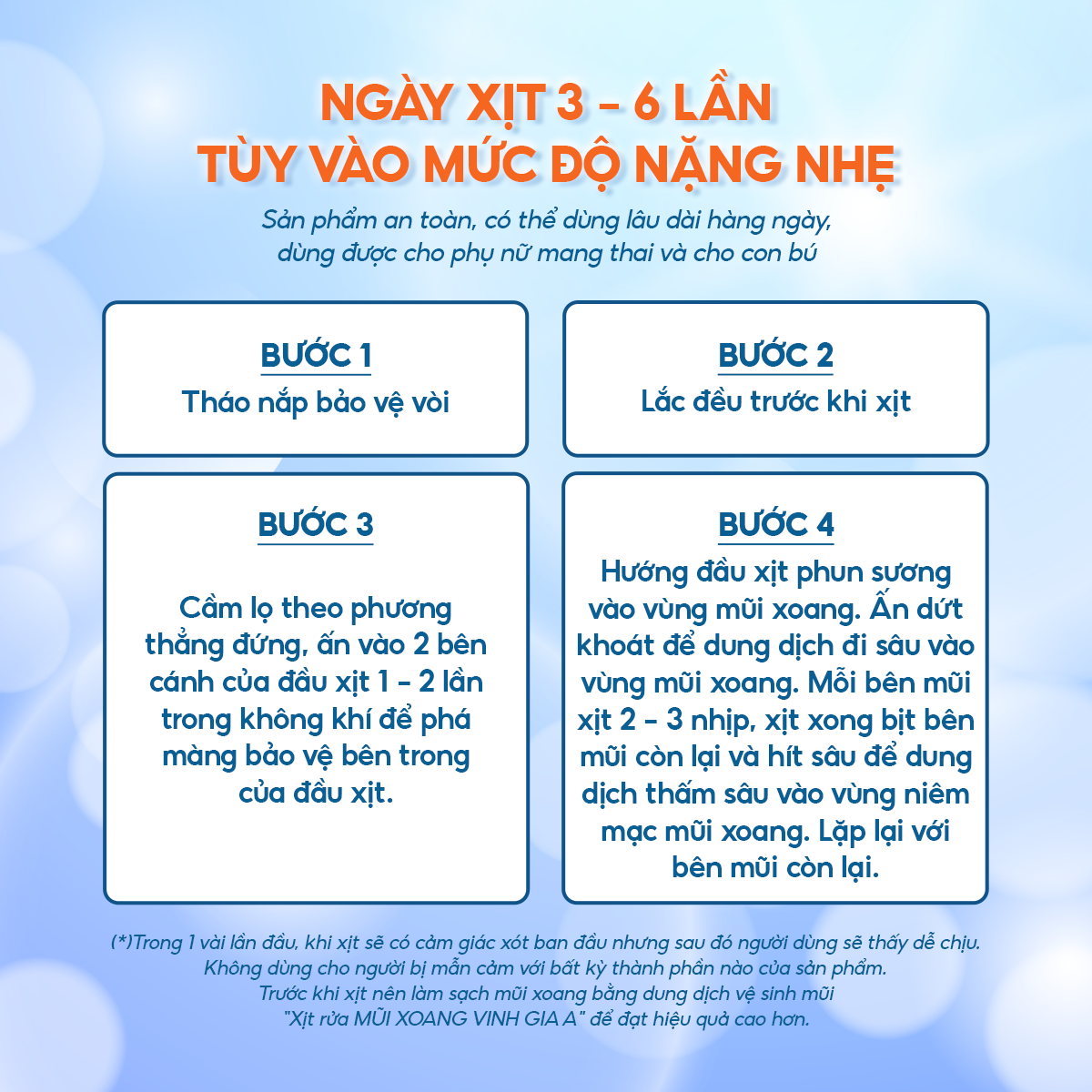 Thảo Dược Xịt Mũi VINH GIA A Giảm Viêm Mũi Viêm Xoang, Sổ Mũi, Phòng Ngừa Viêm Đường Hô Hấp Dùng Cho Người Lớn 20 ml