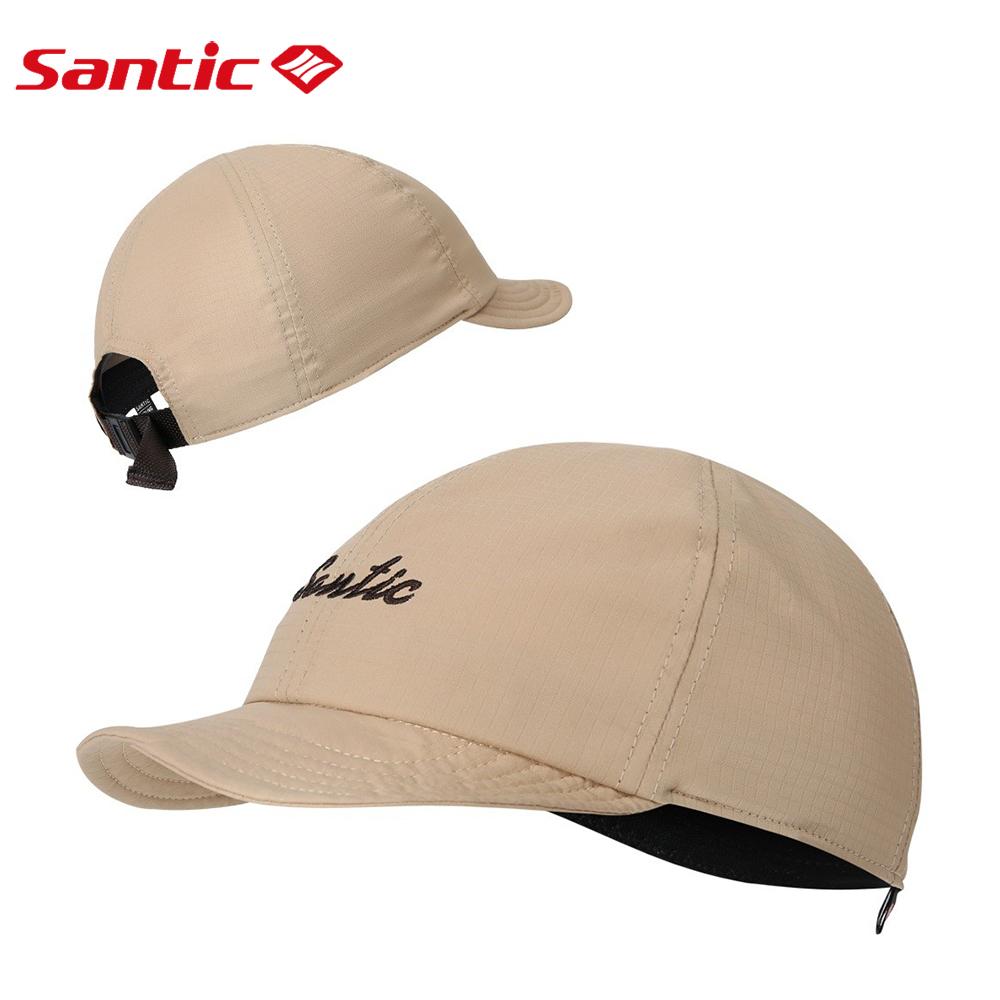 Santic cưỡi xe đạp xe đạp thể thao ngoài trời Mũ polyester Mũ mồ hôi hấp thụ mũ nhẹ nhẹ nhàng cho nam giới Color: W0P062N