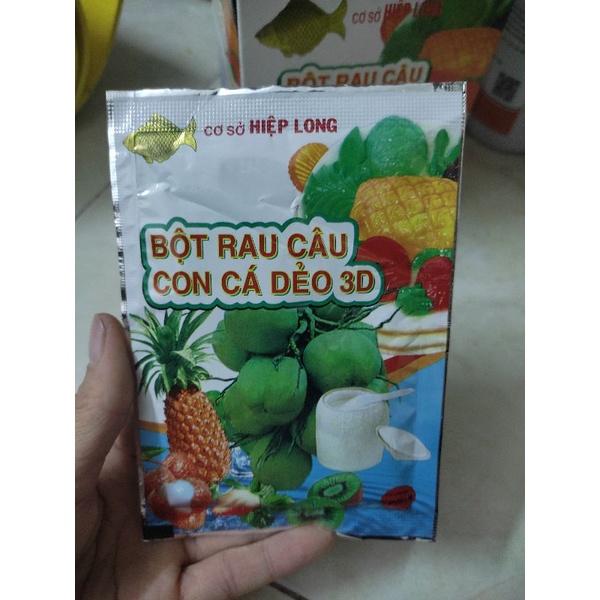 Bột Rau Câu Con Cá Dẻo 3D loại 1