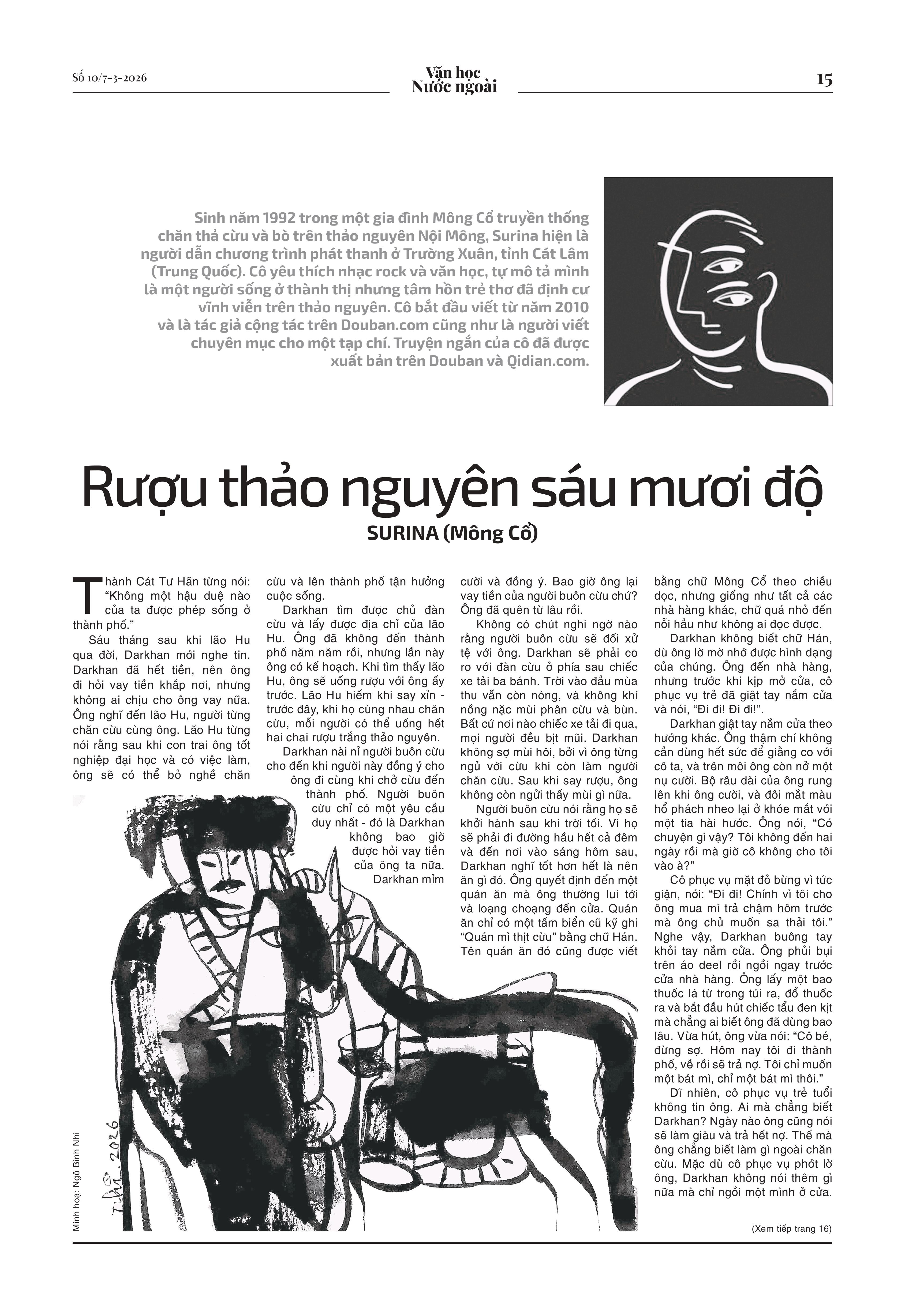 BÁO VĂN NGHỆ – Số 10 – Ra ngày 7/3/2026 Năm thứ 79