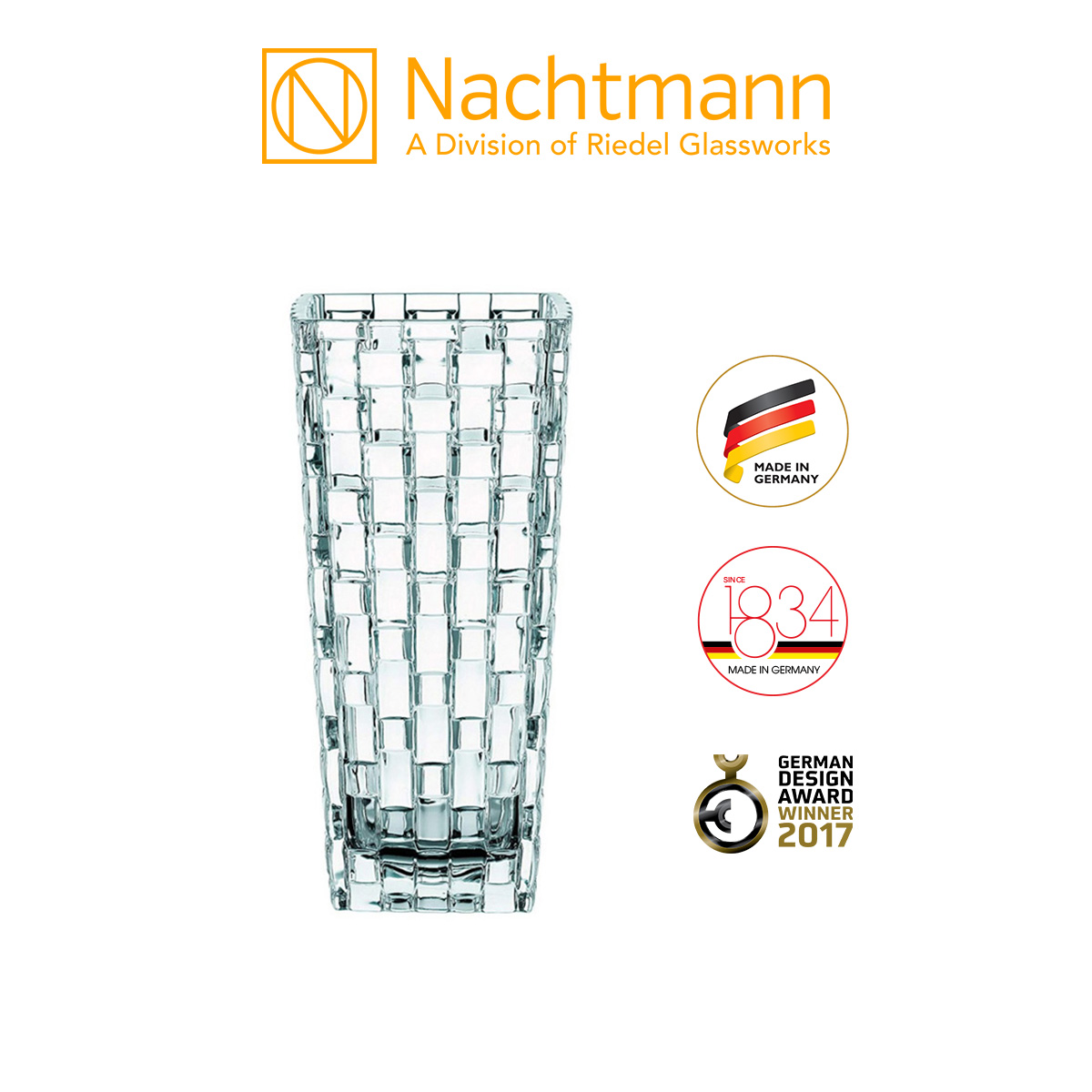 Hình ảnh Bình hoa pha lê Nachtmann BossaNova 28cm-Hàng chính hãng