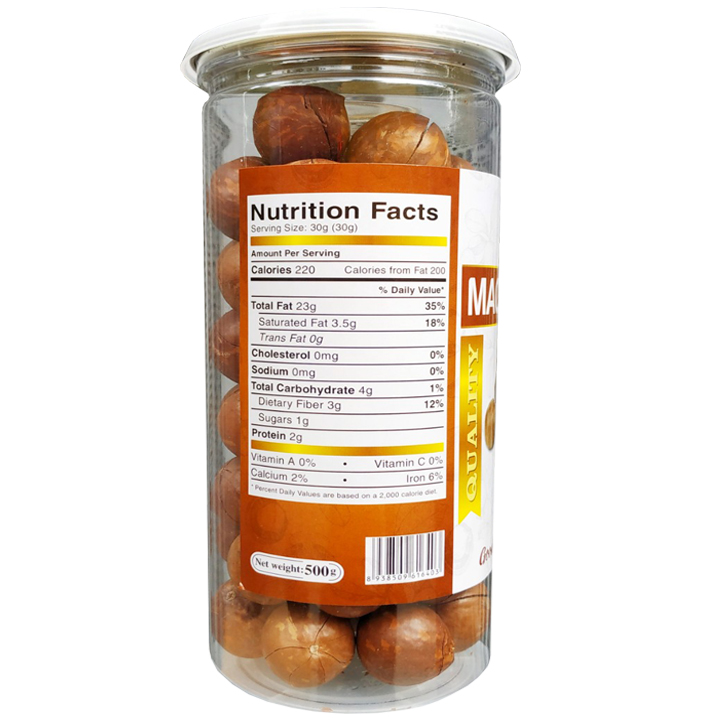 500G Macca Nứt Vỏ Hàng Nhập Khẩu Cao Cấp Thương Hiệu SK FOOD