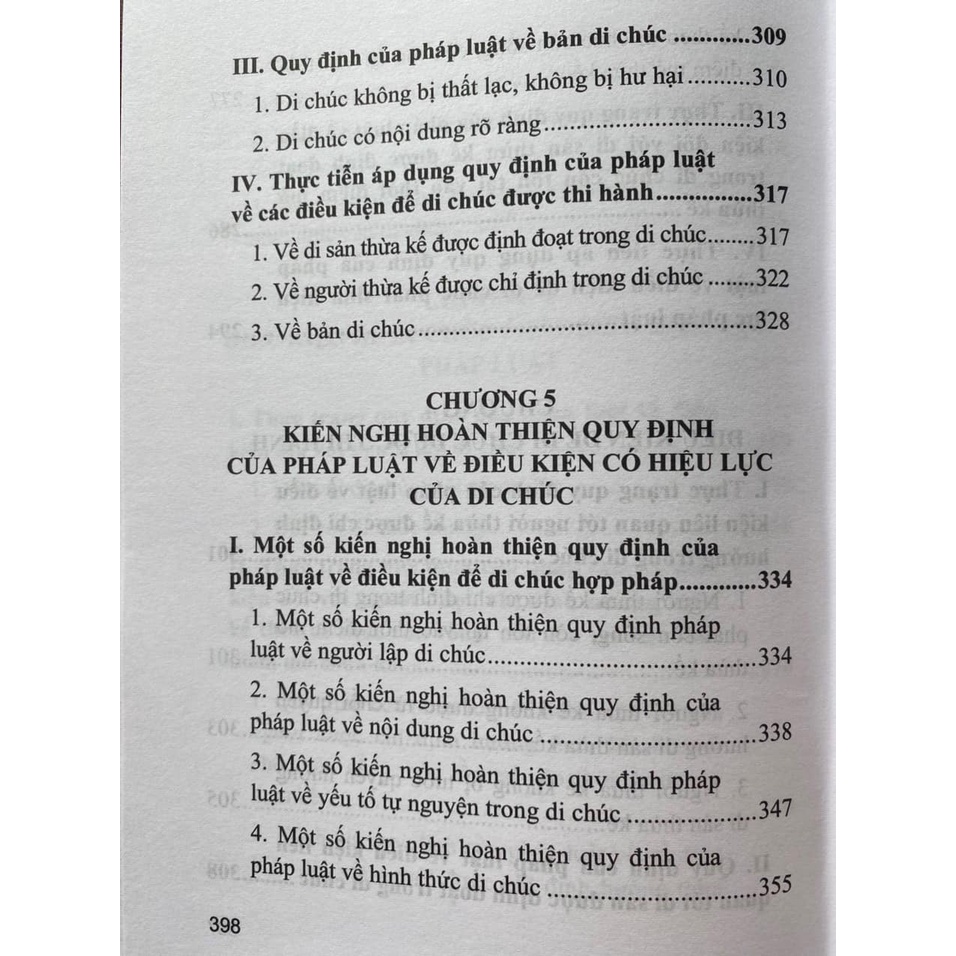 Sách Di Chúc Và Điều Kiện Có Hiệu Lực Của Di Chúc ( Sách chuyên khảo)