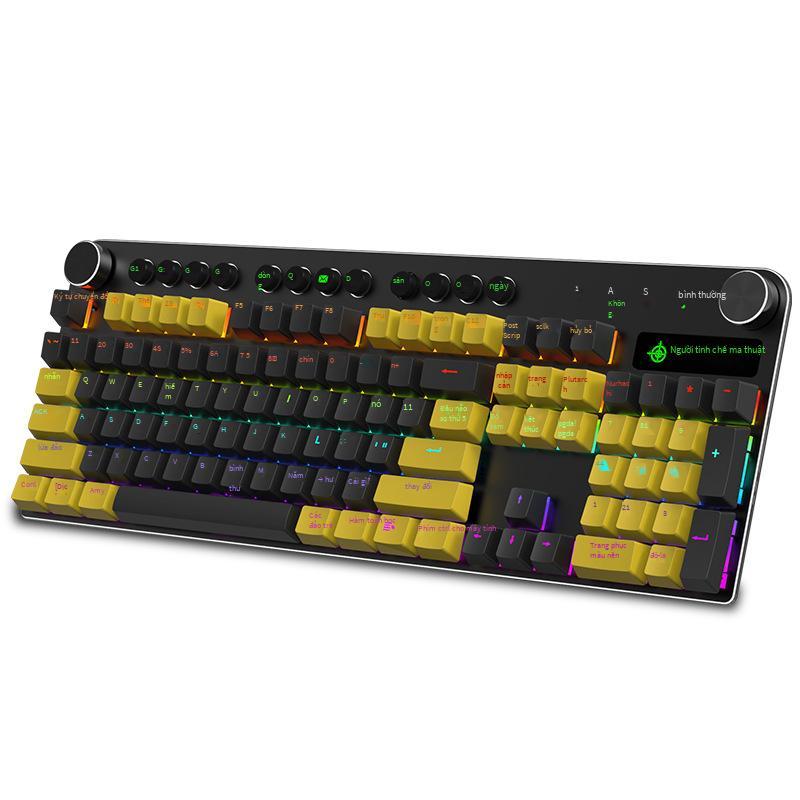 Giao Hàng Nhanh Slayer MK13 Bàn Phím Cơ Full Phím Không Tác Động Đèn Nền RGB Keycap PBT Chơi Game Bàn Phím Game Thủ