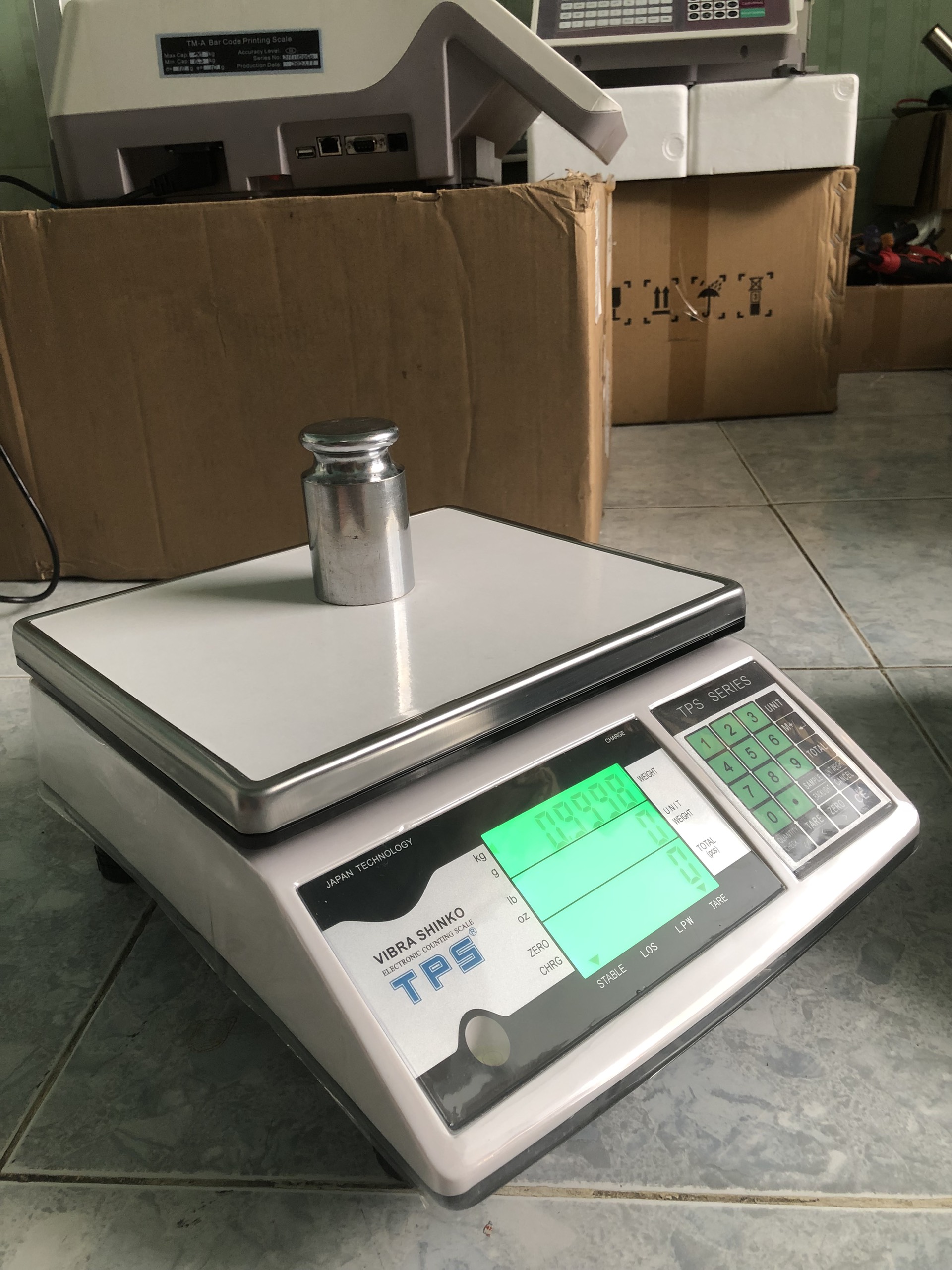 Cân Điện Tử VIBRA SHIKO TPS C 30 KG 1G