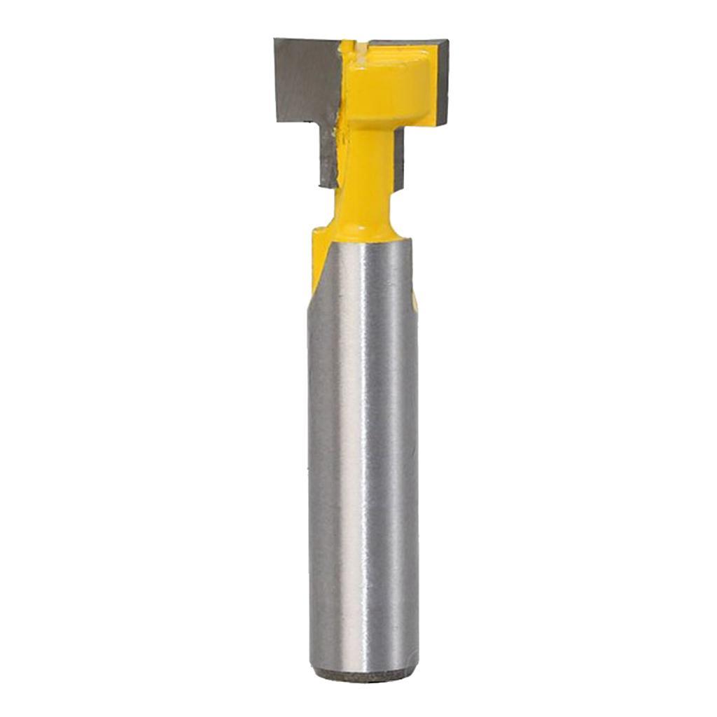 2 8mm Shank  Router Bit Straight T Slot Router Woodworking Cutter Tool