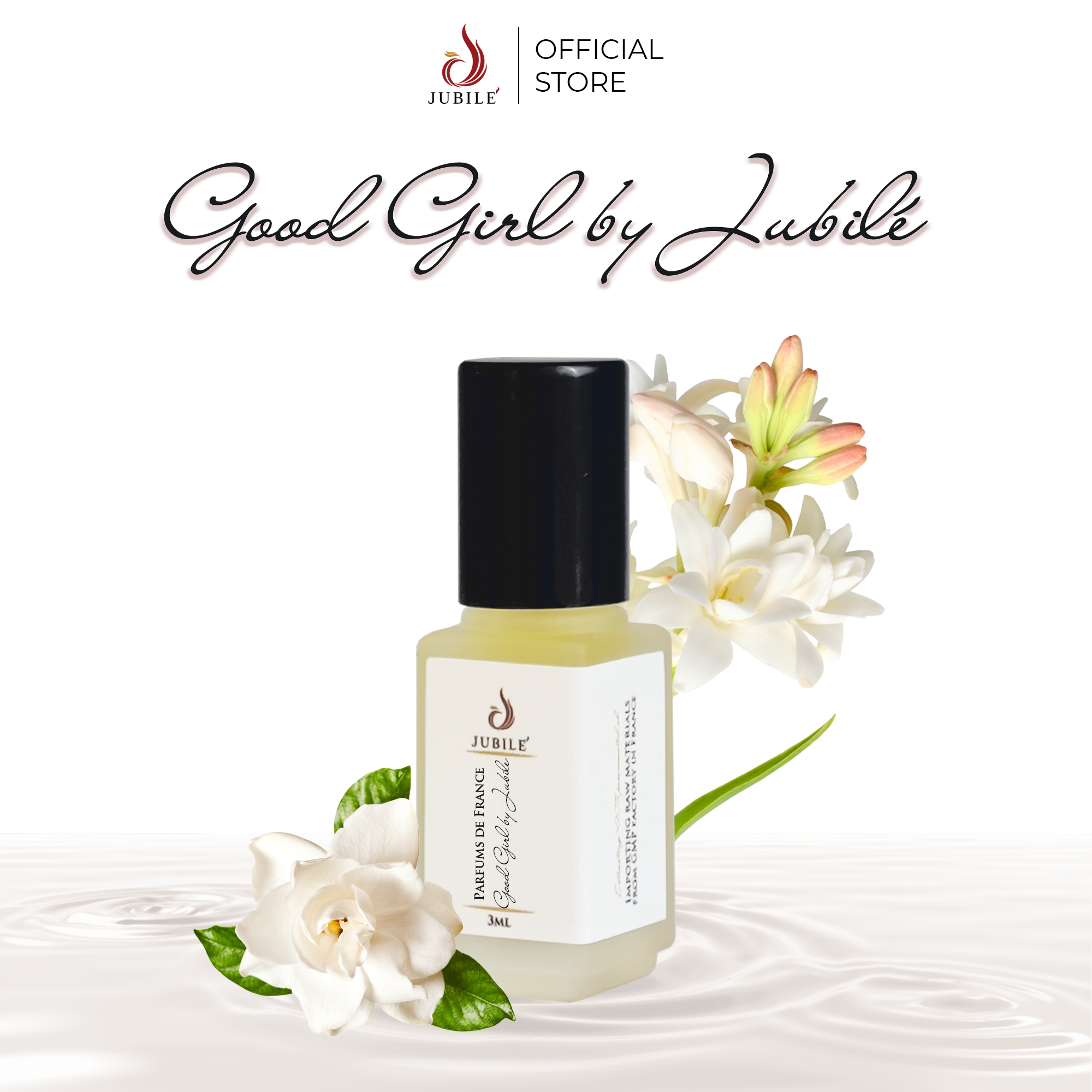 Tinh dầu nước hoa Pháp Jubilé lăn 3ml GOOD GIRL BY JUBILÉ