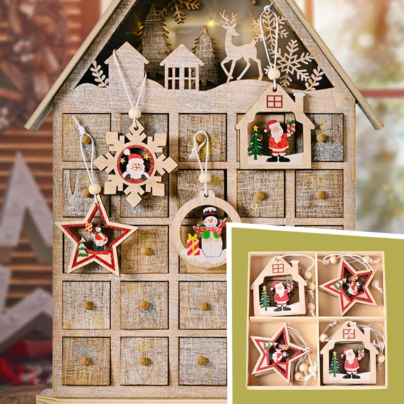 Hình ảnh Christmas Hanging Ornaments DIY Crafts Background for Outdoor Shop