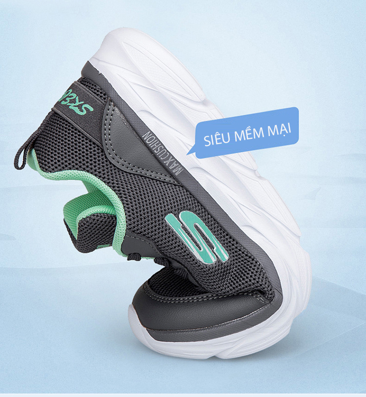 Giày thể thao nam, giày chạy bộ đế êm nhẹ, thoáng khí đế cao su đúc, chống trơn trượt hạn chế mòn  – GNA2018