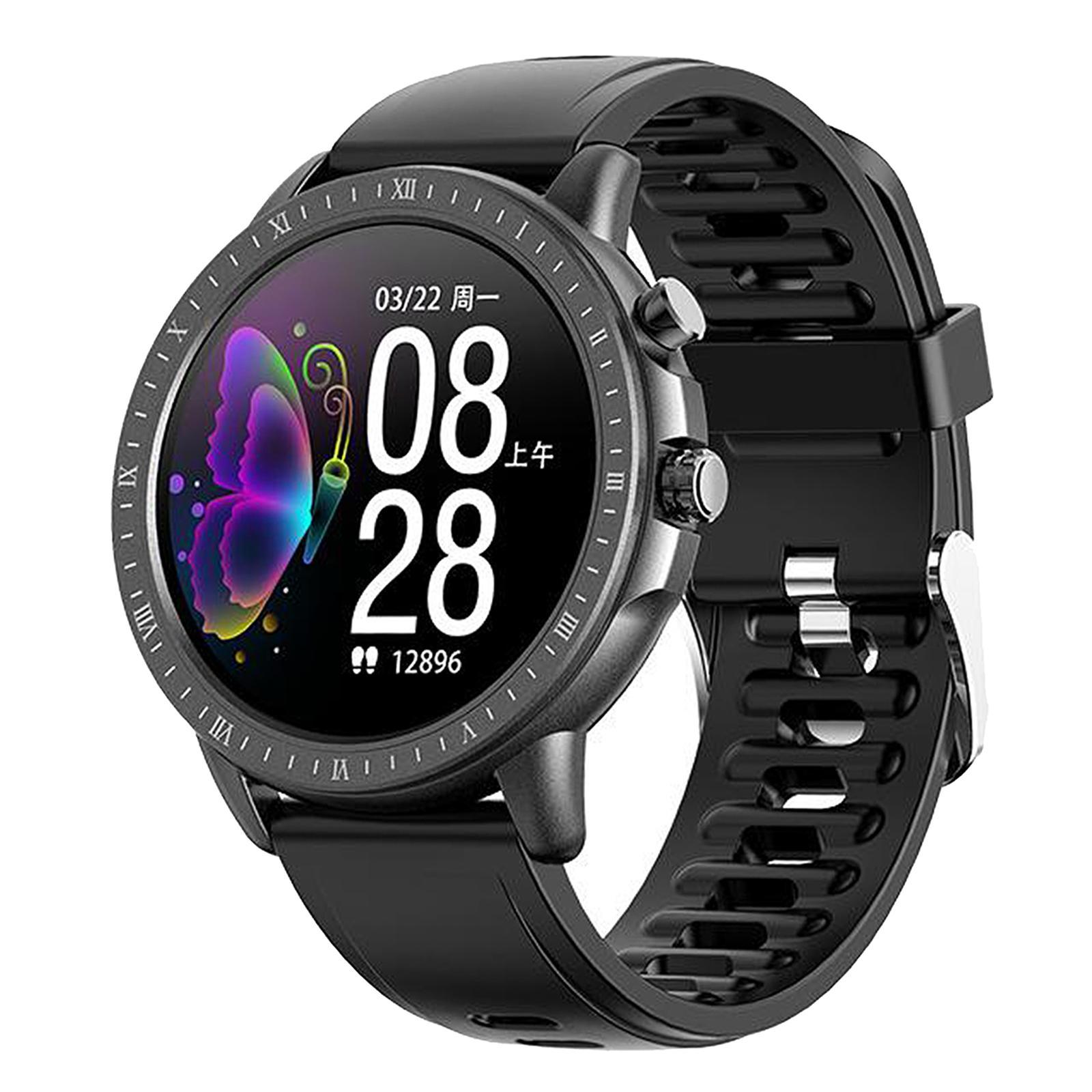 S02 Smart Watch Full Touch  Monitor Fitness  Black